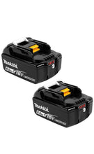 Load image into Gallery viewer, Genuine MAKITA BL1860B -L 18V 6.0AH Li-Ion Cordless Battery -TWIN PACK Aus-stock