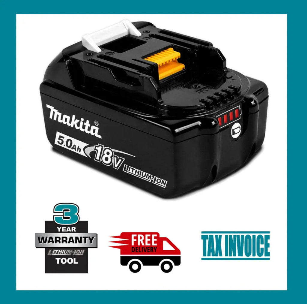 Genuine Makita BL1850B-L 18V 5.0Ah Li-ion Cordless Battery - BL1850 Original