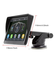 Load image into Gallery viewer, Portable 7&quot;for Wireless Apple CarPlay Android Auto Touch Screen Car Radio Stereo