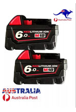 Load image into Gallery viewer, Genuine Milwaukee 18V Li-Ion 6.0ah High Output Battery M18HB6 TWIN PACK 10pack Aus-stock