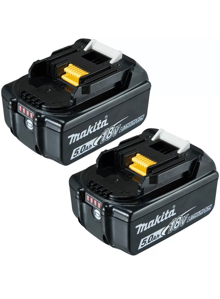 BRAND NEW GENUINE MAKITA BATTERY 18 VOLT 5.0AH LITHIUM ION BL1850B Twin pack Aus-stock