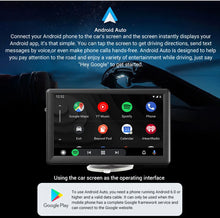 Load image into Gallery viewer, Portable 7&quot;for Wireless Apple CarPlay Android Auto Touch Screen Car Radio Stereo