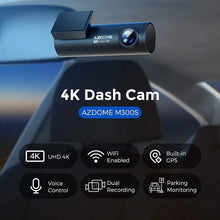 Load image into Gallery viewer, AZDOME Dual Dash Cam UHD 4K WIFI GPS Front Rear Car Dash Camera IR Night Vision